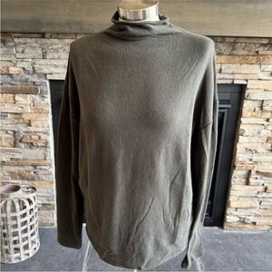 Vince Olive Turtleneck Sweater for Women